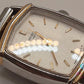 セイコー SEIKO レディース 腕時計 1221-5320 スクエア 白 ホワイト シルバー SS GP ブレス アナログ クォーツ QZ ウォッチ 【中古】【送料無料】 ht6332