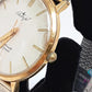 シチズン CITIZEN ジェット メンズ 腕時計 JT158 自動巻き シャンパン ゴールド ブラウン 茶 GP 金張り メッキ レザー ブレス アナログ アンティーク ヴィンテージ ウォッチ Jet 【中古】【送料無料】 ht6346