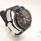 セイコー SEIKO アルバ クロノグラフ メンズ 腕時計 デイト VD53-KGF0 黒 ブラック ネイビー 紺 SS レザー ブレス アナログ クォーツ QZ ウォッチ ALBA  【中古】【送料無料】 ht6348