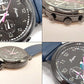 セイコー SEIKO アルバ クロノグラフ メンズ 腕時計 デイト VD53-KGF0 黒 ブラック ネイビー 紺 SS レザー ブレス アナログ クォーツ QZ ウォッチ ALBA  【中古】【送料無料】 ht6348