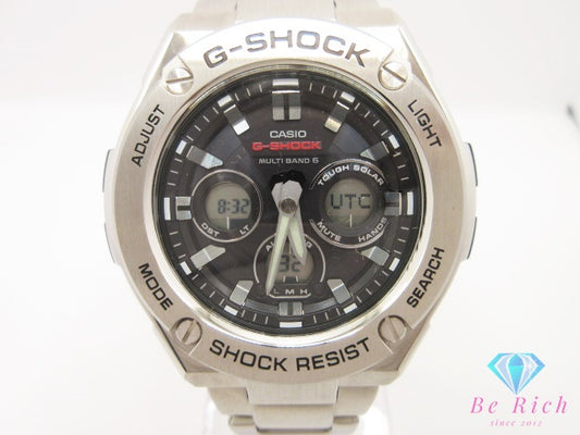 カシオ CASIO G-SHOCK G-STEEL GST-W310D メンズ 腕時計 電波 タフ ソーラー アナデジ 黒 ブラック SS 樹脂 メタル ブレス クォーツ QZ ウォッチ ジースティール  【中古】【送料無料】 ht6362