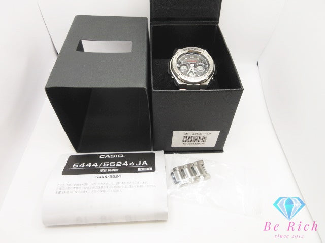 カシオ CASIO G-SHOCK G-STEEL GST-W310D メンズ 腕時計 電波 タフ ソーラー アナデジ 黒 ブラック SS 樹脂 メタル ブレス クォーツ QZ ウォッチ ジースティール  【中古】【送料無料】 ht6362