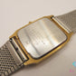 セイコー SEIKO Dolce ドルチェ 超硬 ケース ユニセックス ボーイズ 腕時計 7731-5040 スクエア ゴールド SS GP ブレス アナログ クォーツ QZ ウォッチ メンズ レディース 【中古】【送料無料】 ht6470