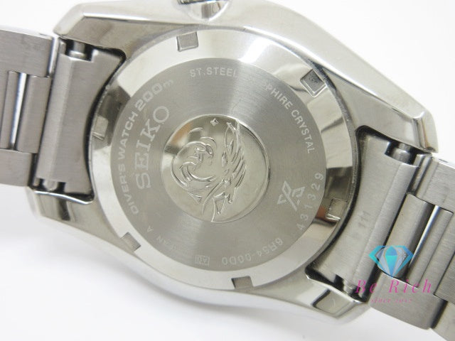 美品 セイコー SEIKO プロスペックス ダイバー スキューバ SBEJ009 6R54-00D0 自動巻き メンズ 腕時計 デイト 緑 グリーン シルバー SS ブレス AT オートマ ウォッチ  【中古】【送料無料】 ht6539