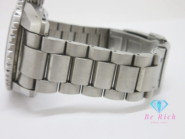 美品 セイコー SEIKO プロスペックス ダイバー スキューバ SBEJ009 6R54-00D0 自動巻き メンズ 腕時計 デイト 緑 グリーン シルバー SS ブレス AT オートマ ウォッチ  【中古】【送料無料】 ht6539