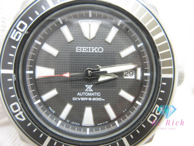 セイコー SEIKO プロスペックス ダイバー スキューバ メカニカル 4R35-01V0 自動巻き メンズ 腕時計 デイト 黒 ブラック SS ブレス AT オートマ ウォッチ PROSPEX DIVER SCUBA 【中古】【送料無料】 ht6547