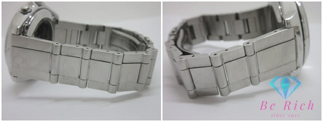 ポールスミス Paul Smith 電波 ソーラー メンズ 腕時計 デイト H416-T020879 黒 ブラック シルバー SS ブレス アナログ クォーツ QZ ウォッチ   【中古】【送料無料】 ht6566