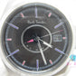 ポールスミス Paul Smith 電波 ソーラー メンズ 腕時計 デイト H416-T020879 黒 ブラック シルバー SS ブレス アナログ クォーツ QZ ウォッチ   【中古】【送料無料】 ht6566