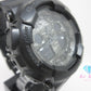 カシオ CASIO G-SHOCK メンズ 腕時計 GA-100CF カモフラージュ ブラック アナ デジ 黒 SS 樹脂 ブレス クォーツ QZ ウォッチ 迷彩  【中古】【送料無料】ht6587