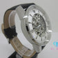 美品 リップ LIP ヒマラヤ 40MM スケルトン 自動巻き メンズ 腕時計 671248 シースルー シルバー ブラック 黒 SS レザー ブレス アナログ オートマ AT ウォッチ HIMALAYA SQUELETON ほぼ 未使用品  【中古】【送料無料】 ht6588