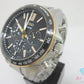 美品 セイコー SEIKO ブライツ メカニカル クロノグラフ デイト メンズ 腕時計 SDGZ006 8R28-00R0 黒 ブラック シルバー SS ブレス アナログ 自動巻き オートマ AT ウォッチ Brightz 【中古】【送料無料】 ht6605
