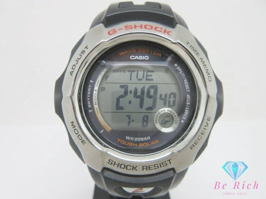 カシオ CASIO G-SHOCK  The G メンズ 腕時計 GE-700J 電波 ソーラー ブラック 黒 樹脂 SS デジタル クォーツ QZ ウォッチ Gショック ジーショック ウェーブセプター WAVE CEPTOR 【中古】【送料無料】 ht6608