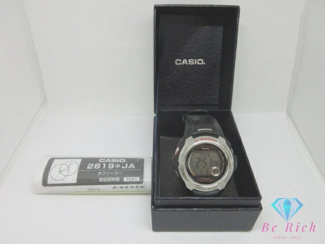 カシオ CASIO G-SHOCK  The G メンズ 腕時計 GE-700J 電波 ソーラー ブラック 黒 樹脂 SS デジタル クォーツ QZ ウォッチ Gショック ジーショック ウェーブセプター WAVE CEPTOR 【中古】【送料無料】 ht6608
