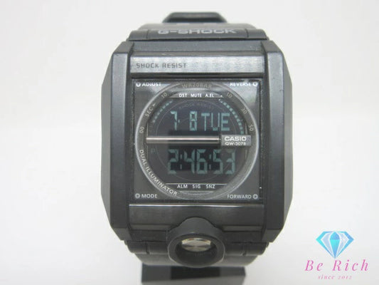 カシオ CASIO G-SHOCK  メンズ 腕時計 G-8100 スクエア レクタンギュラー ブラック 黒 樹脂 SS デジタル クォーツ QZ ウォッチ Gショック ジーショック 【中古】【送料無料】 ht6609