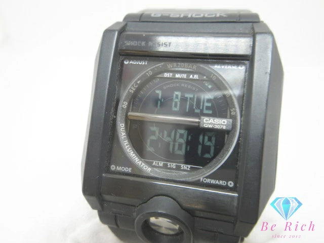 カシオ CASIO G-SHOCK  メンズ 腕時計 G-8100 スクエア レクタンギュラー ブラック 黒 樹脂 SS デジタル クォーツ QZ ウォッチ Gショック ジーショック 【中古】【送料無料】 ht6609