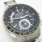 セイコー SEIKO ブライツ ワールドタイム ソーラー 電波 メンズ 腕時計 デイト SAGA159 8B54-0BB0 黒 ブラック シルバー チタニウム チタン ブレス アナログ クォーツ QZ ウォッチ BRIGHTZ 【中古】【送料無料】 ht6619