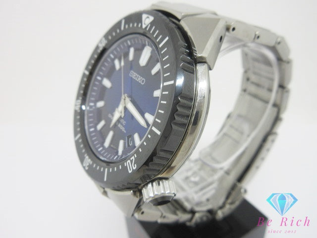 美品 セイコー SEIKO プロスペックス ダイバー スキューバ デイト SBDC039 6R15-03G0 自動巻き メンズ 腕時計 青 ブルー シルバー SS ブレス オートマ AT ウォッチ PROSPEX 【中古】【送料無料】 ht6692