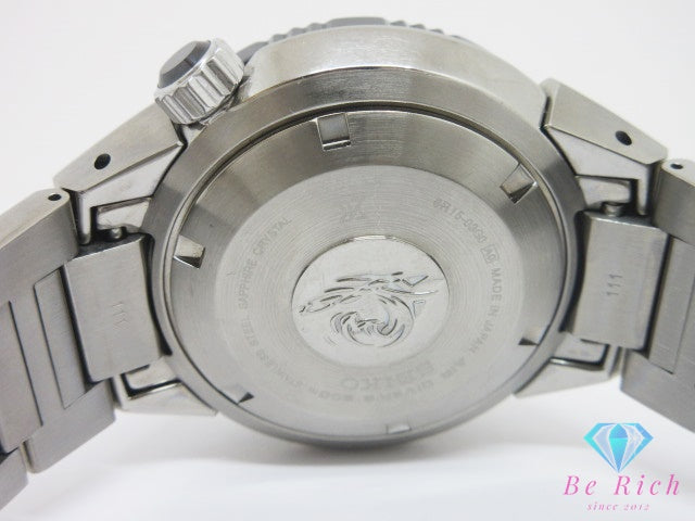 美品 セイコー SEIKO プロスペックス ダイバー スキューバ デイト SBDC039 6R15-03G0 自動巻き メンズ 腕時計 青 ブルー シルバー SS ブレス オートマ AT ウォッチ PROSPEX 【中古】【送料無料】 ht6692