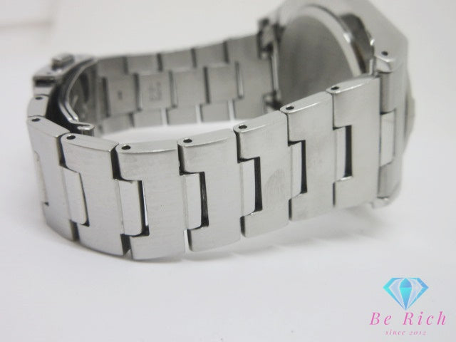 セイコー SEIKO ワイアード ソーラー メンズ 腕時計 デイデイト V158-0AP0 黒 ブラック シルバー SS ブレス アナログ クォーツ QZ ウォッチ WIRED 【中古】【送料無料】 ht6772