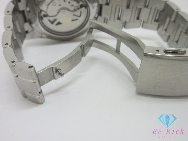 オリエント スター ORIENT STAR コテンポラリー スタンダード 自動巻き メンズ 腕時計 デイト RK-AU0004B 黒 ブラック シルバー SS ブレス アナログ オートマ AT ウォッチ 裏スケ シースルーバック 【中古】【送料無料】 ht6774