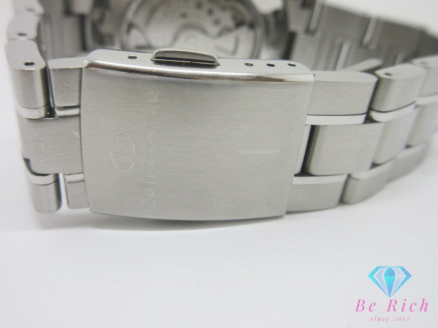 オリエント スター ORIENT STAR コテンポラリー スタンダード 自動巻き メンズ 腕時計 デイト RK-AU0004B 黒 ブラック シルバー SS ブレス アナログ オートマ AT ウォッチ 裏スケ シースルーバック 【中古】【送料無料】 ht6774