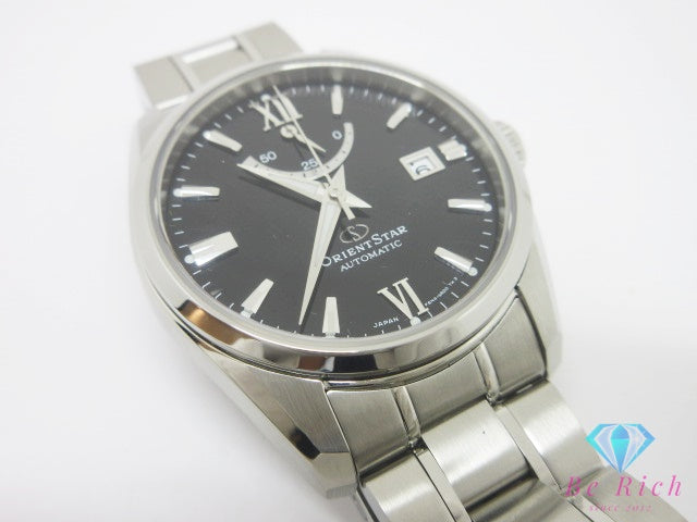 オリエント スター ORIENT STAR コテンポラリー スタンダード 自動巻き メンズ 腕時計 デイト RK-AU0004B 黒 ブラック シルバー SS ブレス アナログ オートマ AT ウォッチ 裏スケ シースルーバック 【中古】【送料無料】 ht6774