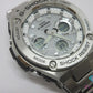 カシオ CASIO G-SHOCK G-STEEL タフ ソーラー メンズ 腕時計 GST-W110D-7JAF 白 ホワイト系 SS ブレス クォーツ QZ ウォッチ G-スティール ジーショック Gショック  【中古】【送料無料】ht7028