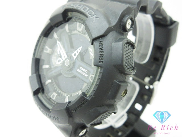 カシオ CASIO G-SHOCK メンズ 腕時計 GA-110 黒 ブラック 樹脂 ブレス デジタル アナログ クォーツ QZ ウォッチ Gショック ジーショック【中古】【送料無料】ht7150