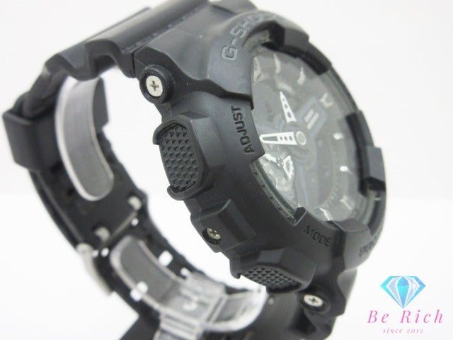 カシオ CASIO G-SHOCK メンズ 腕時計 GA-110 黒 ブラック 樹脂 ブレス デジタル アナログ クォーツ QZ ウォッチ Gショック ジーショック【中古】【送料無料】ht7150