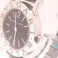 ブルガリ BVLGARI ブルガリブルガリ デイト レディース 腕時計 BB 26 SL 黒 ブラック SS レザー ブレス アナログ クォーツ QZ ウォッチ 【中古】【送料無料】 bt3487