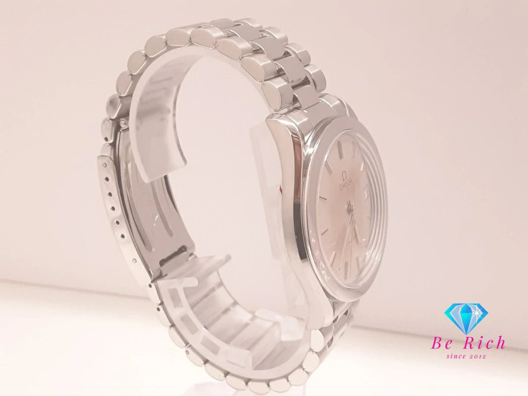 OH 仕上げ 済 オメガ OMEGA クラシック デイト 自動巻き メンズ 腕時計 3501.30 シルバー SS ブレス アナログ オートマ AT ウォッチ   【中古】【送料無料】 bt3491