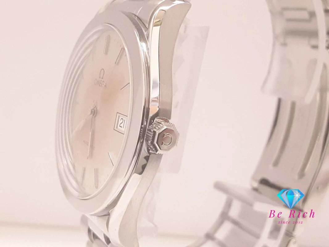 OH 仕上げ 済 オメガ OMEGA クラシック デイト 自動巻き メンズ 腕時計 3501.30 シルバー SS ブレス アナログ オートマ AT ウォッチ   【中古】【送料無料】 bt3491