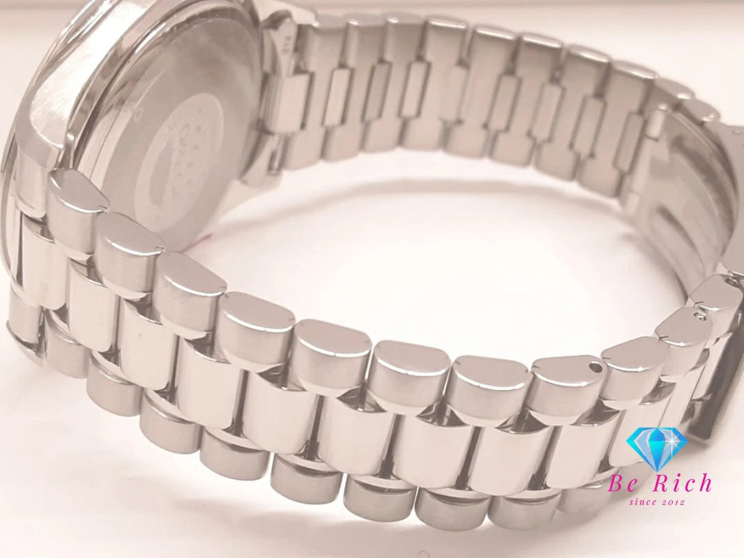 OH 仕上げ 済 オメガ OMEGA クラシック デイト 自動巻き メンズ 腕時計 3501.30 シルバー SS ブレス アナログ オートマ AT ウォッチ   【中古】【送料無料】 bt3491