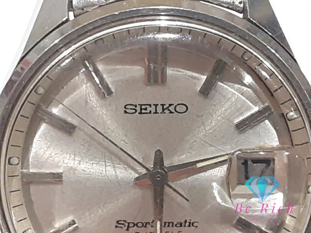 セイコー SEIKO スポーツマチック 17石 自動巻き メンズ 腕時計 デイト 7625-8263 シルバー SS ブレス アナログ AT オートマ アンティーク ヴィンテージ SPORTSMATIC 【中古】【送料無料】ht5753