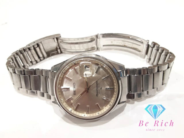 セイコー SEIKO スポーツマチック 17石 自動巻き メンズ 腕時計 デイト 7625-8263 シルバー SS ブレス アナログ AT オートマ アンティーク ヴィンテージ SPORTSMATIC 【中古】【送料無料】ht5753