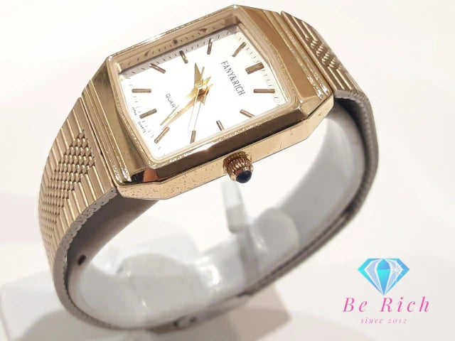 ファニー アンド リッチ FANY&RICH レディース 腕時計 L-501 シャンパン ゴールド SS GP ブレス アナログ クォーツ QZ ウォッチ    【中古】【送料無料】 ht5795