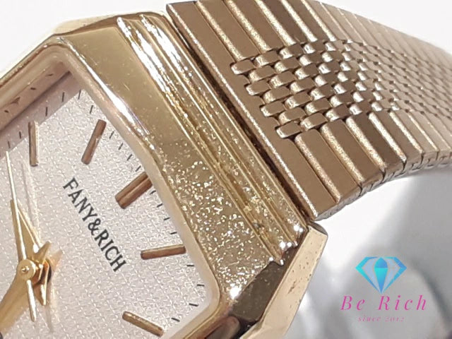 ファニー アンド リッチ FANY&RICH レディース 腕時計 L-501 シャンパン ゴールド SS GP ブレス アナログ クォーツ QZ ウォッチ    【中古】【送料無料】 ht5795