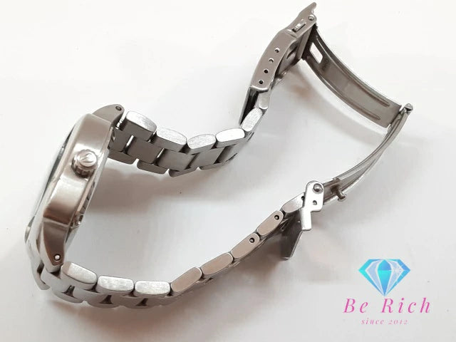 ニクソン NIXON ザ スモール プレーヤー レディース 腕時計 角型 スクエア 青 ブルー シルバー SS ブレス アナログ クォーツ QZ ウォッチ VIP Pass The Small Player 【中古】【送料無料】 ht5883