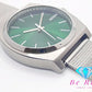 ニクソン NIXON THE TIME TELLER タイムテラー メンズ 腕時計 14F 緑 グリーン シルバー SS ブレス アナログ クォーツ QZ ウォッチ 【中古】【送料無料】 ht3953