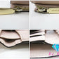 マイケルコース MICHAEL KORS 三つ折り財布 32F9GJ6DIL ピンク ベージュ レザー MK ロゴ 二つ折り財布 コンパクト ミニ ウォレット  【中古】【送料無料】 sh1608