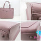 美品 コールハーン COLE HAAN 3 IN 1 トートバッグ ハンドバッグ #U04773 エルダーベリー パープル系 レザー ロゴ 3way 2way ショルダーバッグ ポシェット クロスボディ 鞄 スリーインワン 【中古】【送料無料】 sh1658