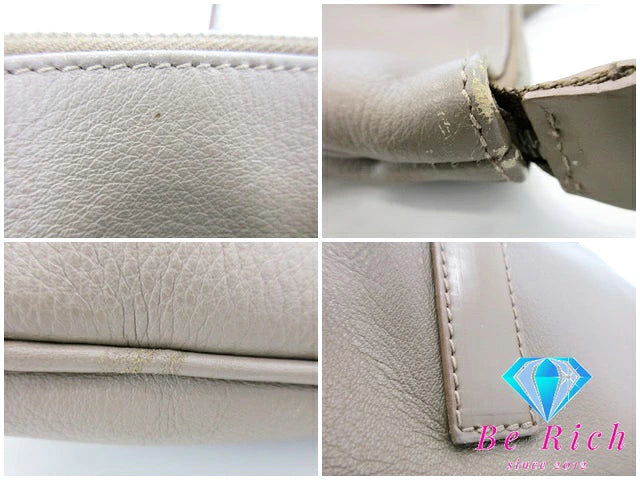 フルラ FURLA トートバッグ ショルダーバッグ ブラウン ベージュ レザー ロゴ ハンドバッグ 鞄  【中古】【送料無料】 sh1674