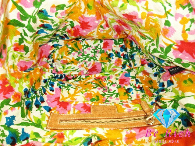 ラルフ ローレン RALPH LAUREN トートバッグ オレンジ キャンバス レザー ハンドバッグ RALPH LAUREN 【中古】【送料無料】sh1680