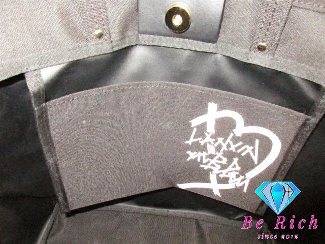 ランバン オン ブルー LANVIN EN BLEU トートバッグ ブラック 黒 キャンバス ロゴ ショルダーバッグ 鞄 【中古】【送料無料】sh1706