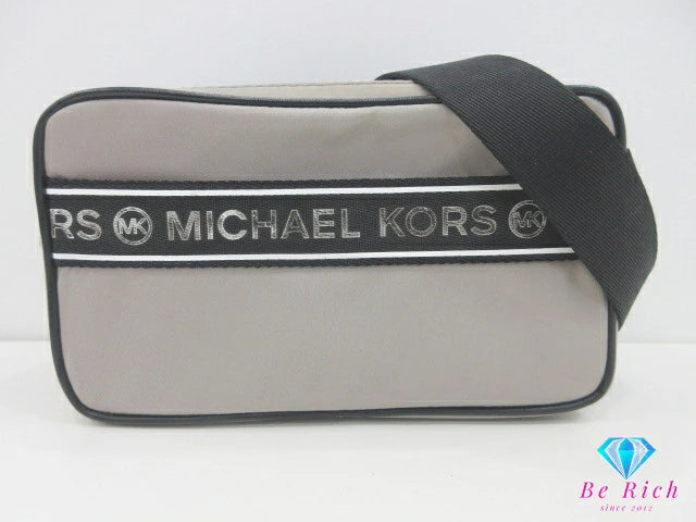 マイケルコース MICHAEL KORS ショルダーバッグ 35H9SY9C5C グレー パールグレー ナイロン ロゴ ポシェット 鞄  【中古】【送料無料】 sh1735