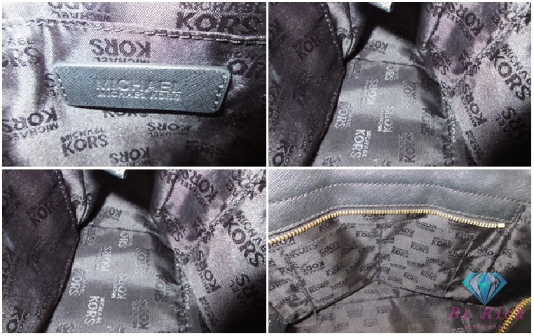 マイケルコース MICHAEL KORS ハンドバッグ トラベラー ミディアム ジップ トートバッグ 35F7GHXT2L 001 ブラック 黒 レザー MK ロゴ ショルダーバッグ 鞄  【中古】【送料無料】 sh1783