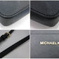 マイケルコース MICHAEL KORS ショルダーバッグ 35TBGTTC9L ブラック 黒 レザー ロゴ スクエア ポシェット クロスボディ 斜め掛け 鞄  【中古】【送料無料】 sh1784