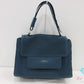 フルラ FURLA ハンドバッグ カプリッチョ F6877 ダーク グリーン ネイビー 紺 レザー ロゴ ショルダーバッグ ワンショルダー バッグ 肩掛け 鞄   【中古】【送料無料】 sh1788