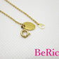 ニナリッチ NINA RICCI ラインストーン 付 デザイン ネックレス ペンダント ゴールド メッキ GP ジュエリー アクセサリー 【中古】【送料無料】 ba1955