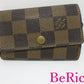 ルイ ヴィトン LOUIS VUITTON 6連 キーケース ダミエ ミュルティ クレ 6 N62630 エベヌ LV ロゴ キーホルダー アクセサリー 小物  【中古】【送料無料】 bc1808